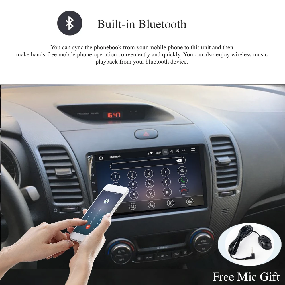 Android 9,0 2 Din gps для KIA Форте/K3 2013 автомобиль радио PX6 DSP ips HDMI 4 Гб+ 64 Гб RDS Wi-Fi USB карта