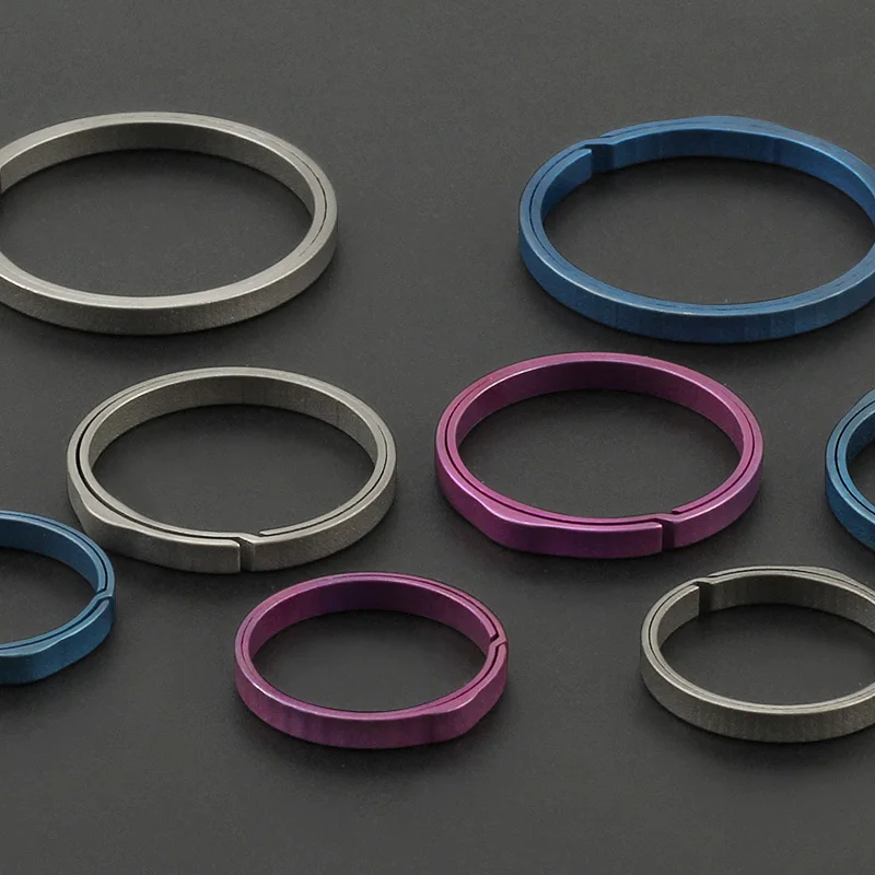 Key Ring 20mm/26mm/33mm TC4 Titanium Alloy