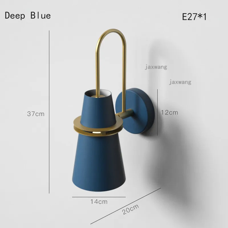 Modern LED Iron Wall Lamps Nordic Warm Lamps Romantic Home Lighting Bedroom Postmodern Personality Sconce Lighting Light Fixture