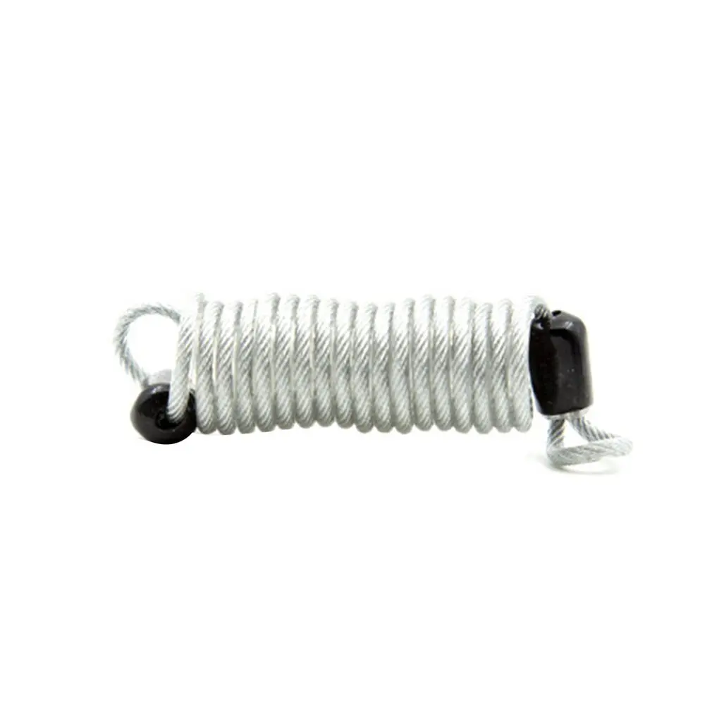 Anti-Theft Spring Rope Travel Wire Rope Reminder Rope Password Lock Attachment Anti-Theft Spring Rope Wire Rope Reminder Rope - Цвет: Transparent color
