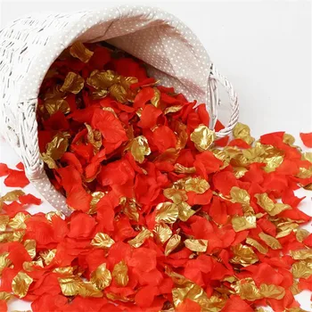 

2500PCS wedding confetti rose flower petals Non-woven wedding and party decoration biodegradable simulation rose petal confetti