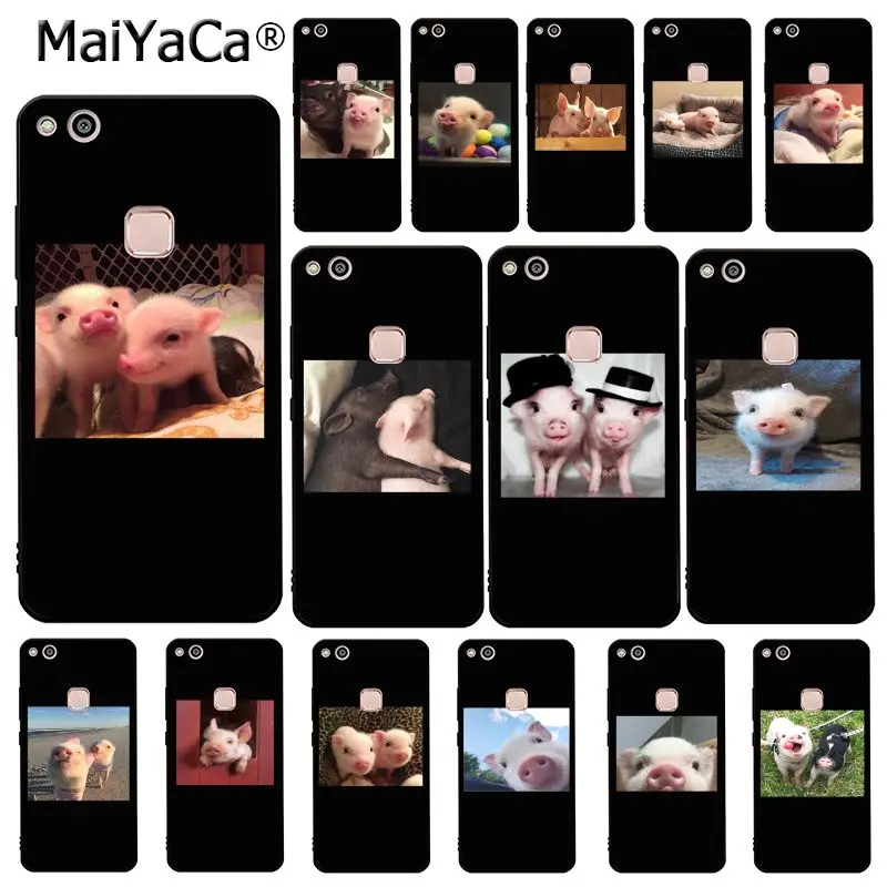 MaiYaCa милый маленький розовый питомец свинка чехол для телефона Huawei Y9 Y7 Y6 II Y5 Prime 2018