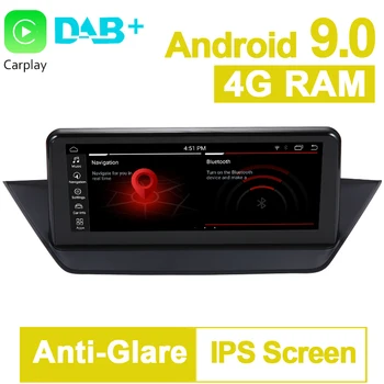 

PX6 10.25" 4G RAM Android 9.0 Car GPS Navigation Media Stereo Radio For BMW X1 E84 2009-2015 with original screen, CIC System