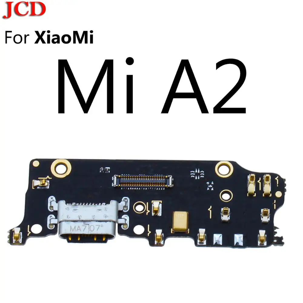 For Xiaomi Mi A2 JCD 2 шт. USB Разъем питания Порт док-станция гибкий кабель для Xiao mi для Red mi Note 7 6 5 Pro 6A S2 mi 8 mi x 2S Max 3 2 A2 Lite F1 - Цвет: For Xiaomi Mi A2