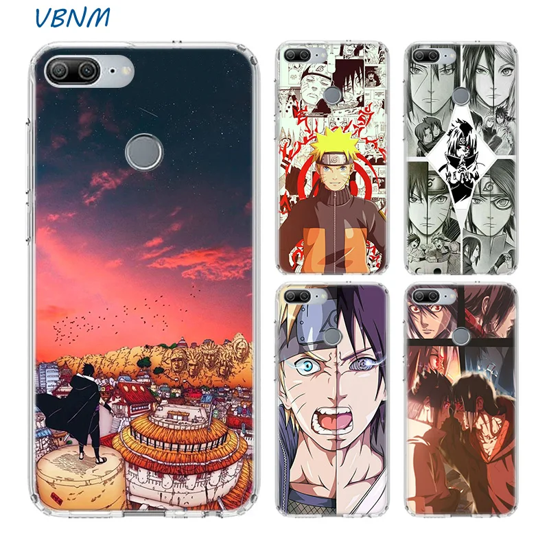 Naruto Anime Frosted Fundas Heart Phone Case For Huawei Honor 20 9 Pro 8X 10 lite 9X 8A 8C 8S V20 20i Y5 Y6 Y7 Y9 2019 Cover