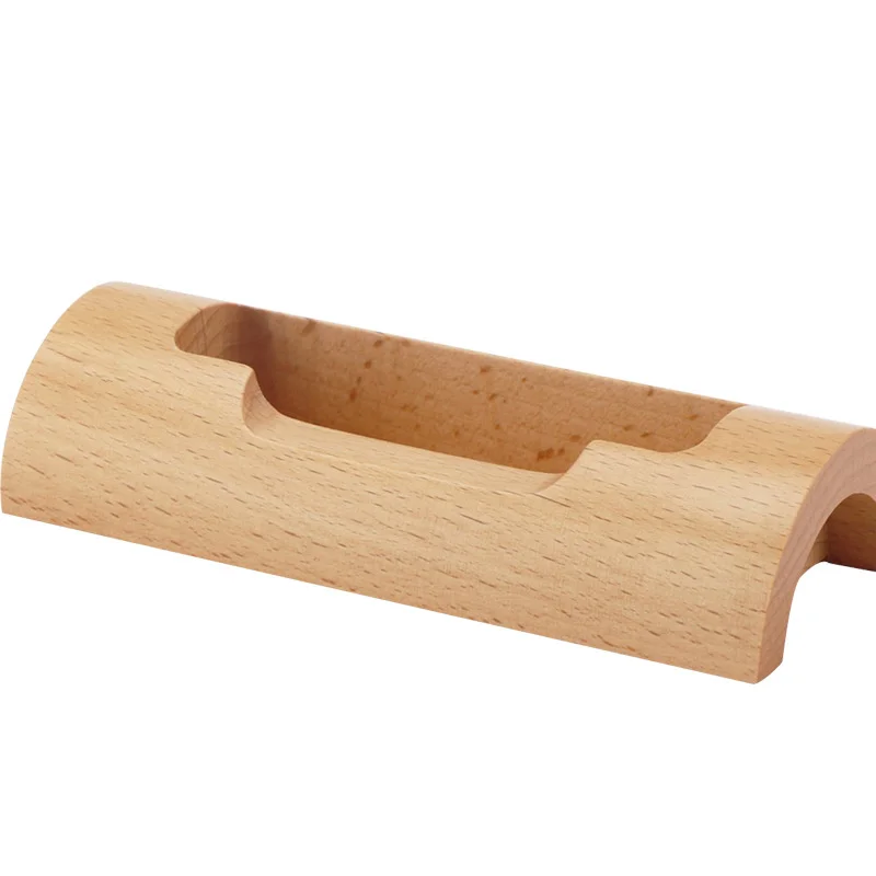 Wooden creative business card box, desktop decoration, business card holder, office supplies 2
