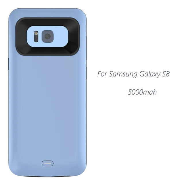 Слоновая кость Новинка для samsung Galaxy S9 S8 Plus power Bank Мягкий ТПУ чехол для зарядки телефона чехол для зарядного устройства/чехол для аккумулятора - Цвет: Слоновая кость