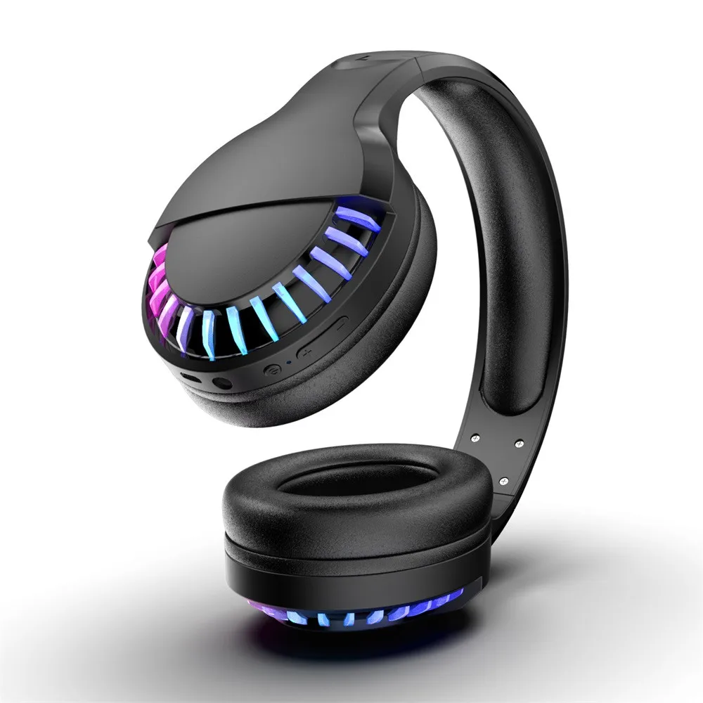 Беспроводные наушники Bluetooth RGB светящиеся беспроводные Игровые стереонаушники