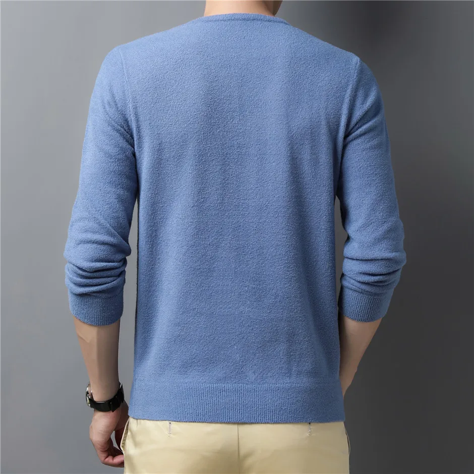 sweater crewneck Classic Pure Color Casual V-Neck Sweater Pullover Men Soft Warm Knitwear Jerseys COODRONY Brand Autumn Winter New Arrival C1311 mens cardigan sweater