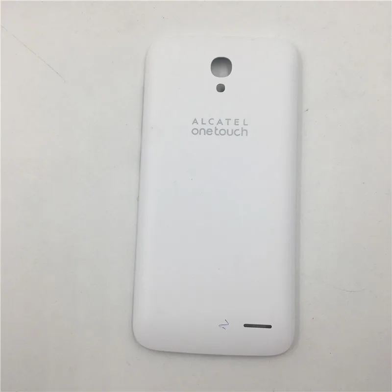Белый Задняя крышка батарейного отсека пластиковый чехол для Alcatel One Touch 5042 запасные части для мобильного телефона - Цвет: Белый