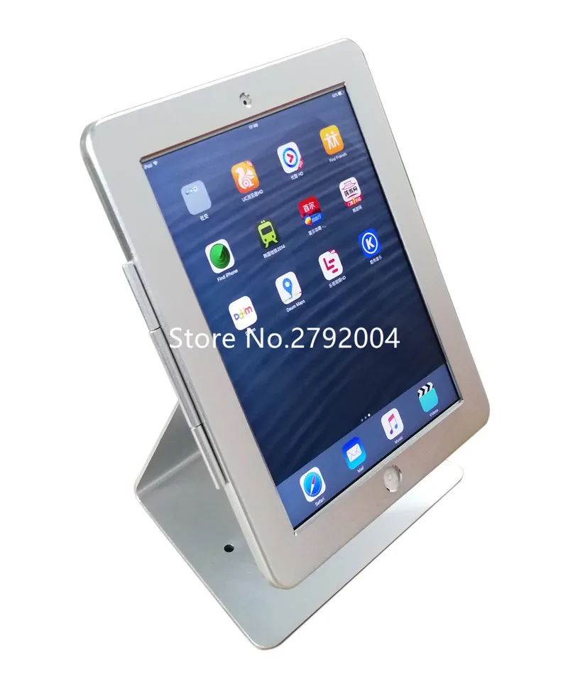 Для ipad 2/3/4/air Настольный киоск Наклонный корпус для планшета безопасный для ipad настольная подставка поддержка