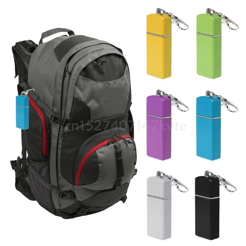 New Design Portable Mini Pocket Ashtray Windproof Cases Key-chain Outdoor Smoking Accessory For Sale portable ashtray