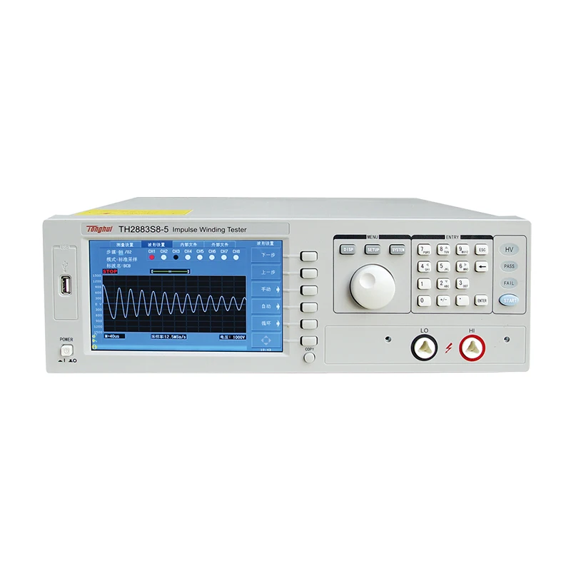 

TH2883S8-5 Impulse Winding Tester 8 Channels Voltage Output 100-5000V