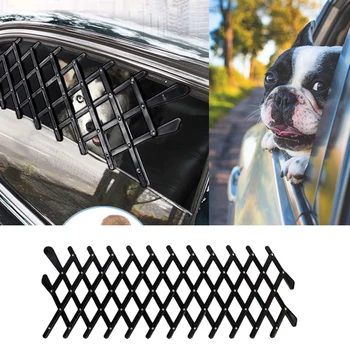 

Pet Dog Travel Car Window Grill Vent Ventilator Guard Mesh Security Lattice Telescopic fence