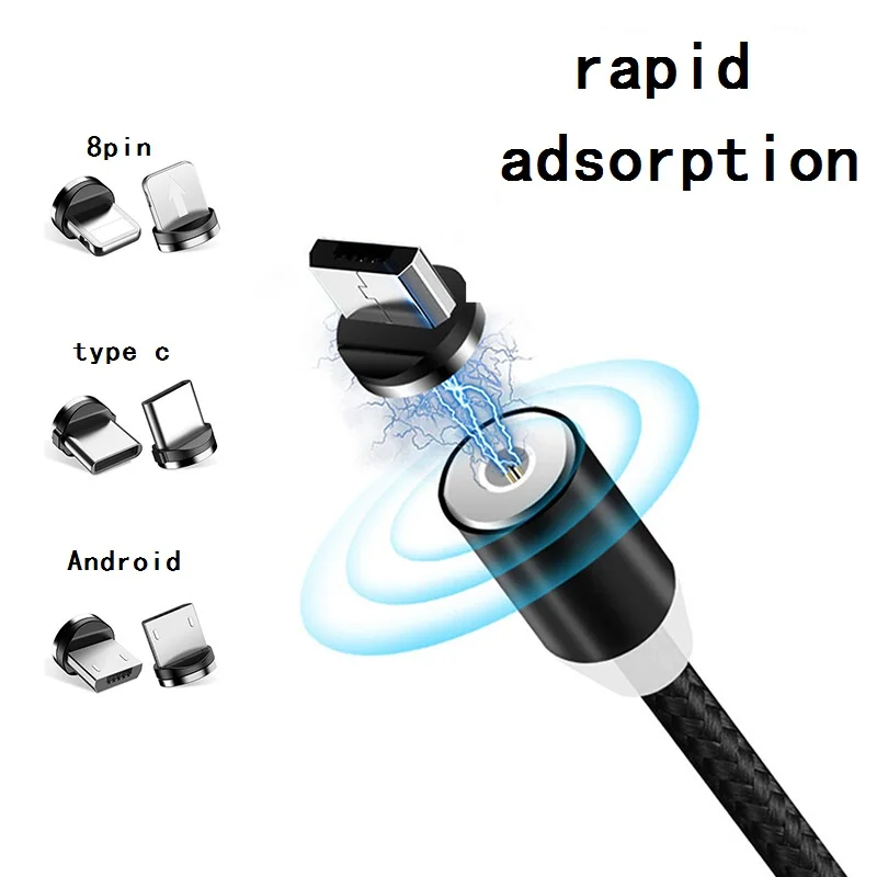 

Magnetic USB Cable Fast Charging USB Type C Cable Magnet Charger Data Charge Micro USB Cable Mobile Phone Cable USB Cord