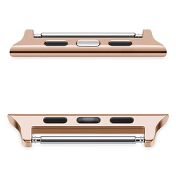 Universal Metal Strap Adapter Clasp Connector for S11 S10 42mm--20mm (Rose Gold)