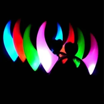 

Headband Horns Devil Ears Halloween Party Adults Children Decoration Props LED Lights Hair Band noctilucent color