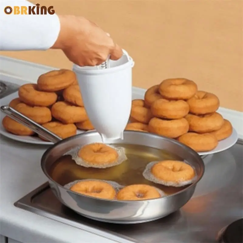 OBRKING, форма для пончиков, форма для пончиков, форма для выпечки хлеба, арабский вафельный диспенсер, фри, легко быстро, Кондитерские инструменты
