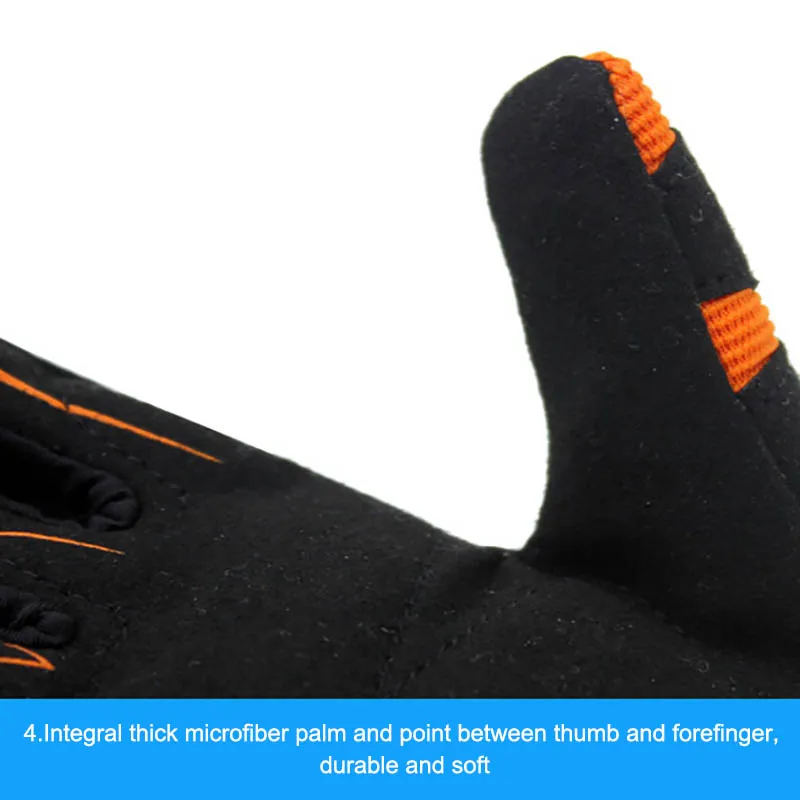 Children Skating Gloves Full Finger Quick-release Adjustable Handwear Outdoor Sportswear Accessories 3-12 Years Olds