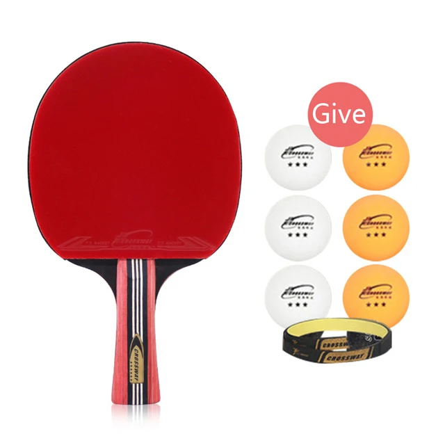 US $12.59 Table Tennis Racket Set for Beginner Sports Entertainment Handheld Sideband Equipment Single Rubber