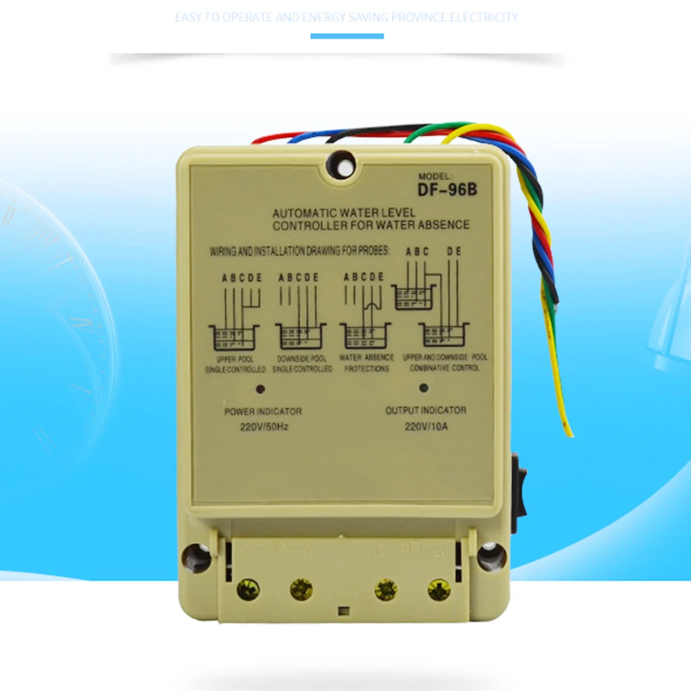 DF 96B 10A защитный бак для измерения 220 в автоматический резервуар для обнаружения жидкости переключатель насос Датчик уровня воды контроллер