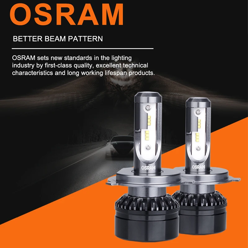 1 пара автомобисветодиодный светодиодные лампы Osram H11 H8 H9 H16JP H1 9012 HIR2 H7 H4 6000K 9003/HB2 9005