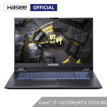 

Hasee G9-CU7PK Laptop for Gaming(Intel Core I7-10750H+RTX 2070/16GB RAM/256 SSD+1T HDD/17.3''144hz 72%NTSC IPS ) Hasee Notebook