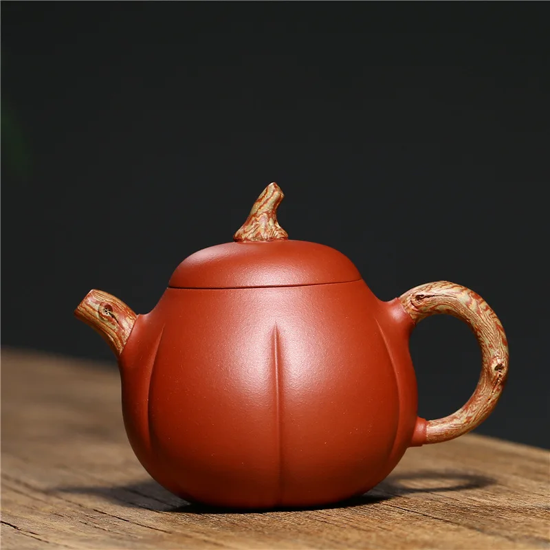 

Yixing Clay Teapot Wholesale Yixing Raw Ore Plain Cement Cutter Mud Eggplant Paragraph 200 Ml Clay Tea Set Gift Customization