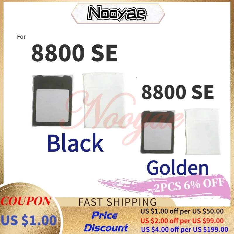 Черный/золотой стеклянный зеркальный экран для Nokia 8800SE 8800 SE Sirocco стеклянная