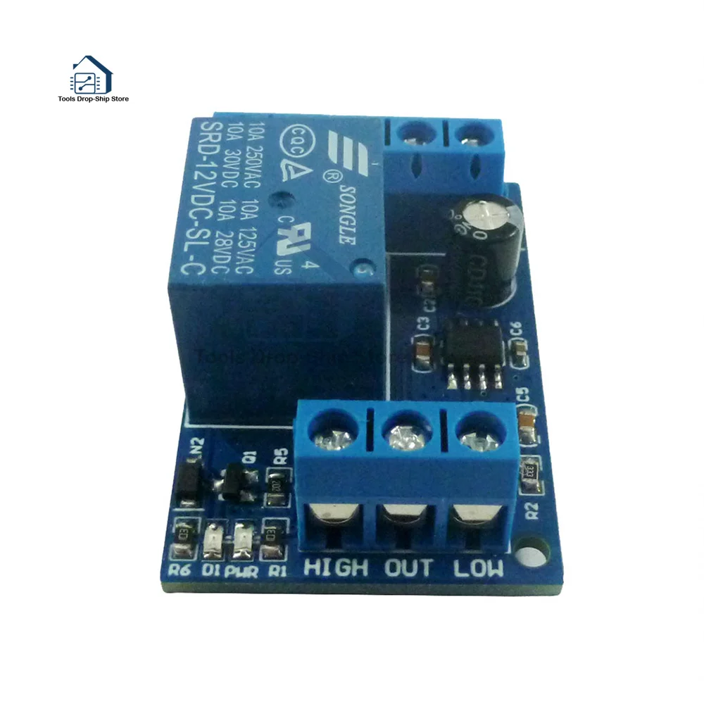 2 in 1 Pump Pour Water Automatic Controller DC 12V Liquid Level Sensor Switch Relay Module for Motor Fish tank Waterhouse Irriga