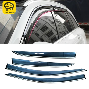 

CarMango For Mercedes-Benz GLA-Class X156 CLA C117 Window Sun Rain Shade Visors Shield Shelter Protector Cover Frame Sticker