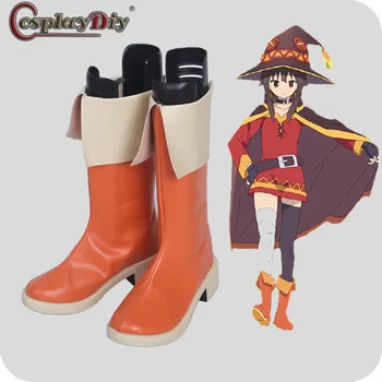 

Cosplaydiy KonoSuba: God's Blessing on This Wonderful World Cosplay Shoes Costume Magicians Witcher Boots Halloween Custom Made
