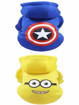 

Cartoon Dog Hoodies Pet Dog Clothes For Dogs Coat Jacket Cotton Ropa Perro French Bulldog Teddy Clothing For Dogs Pets Clothing