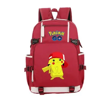

Pokemon Backpack for Men&Women Fashion Cartoon Laptop Backpack Travel Casual Daypacks School Bag Pikachu Mochila Escolar