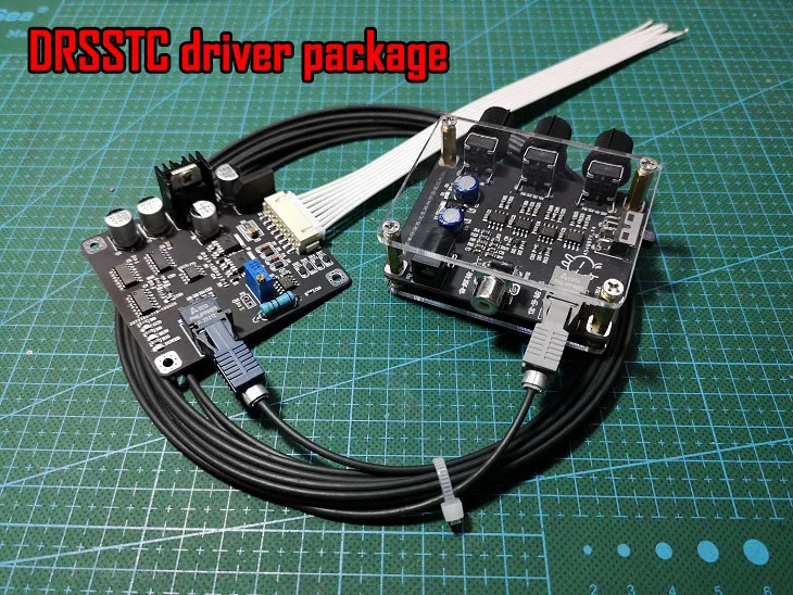 DRSSTC готовая приводная пластина двойной резонансный Tesla катушка искусственный