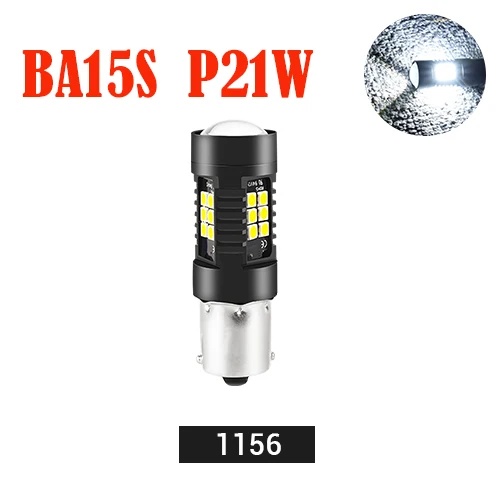 1156 Avacom 2 шт. автомобиль свет 1156 светодиодный BA15S P21W светодиодный BAU15S PY21W BAY15D 1157 P21/5 Вт R5W 21 SMD 3030 автомобильные лампы накаливания светодиодный 12 V-24 V - Испускаемый цвет: 1156