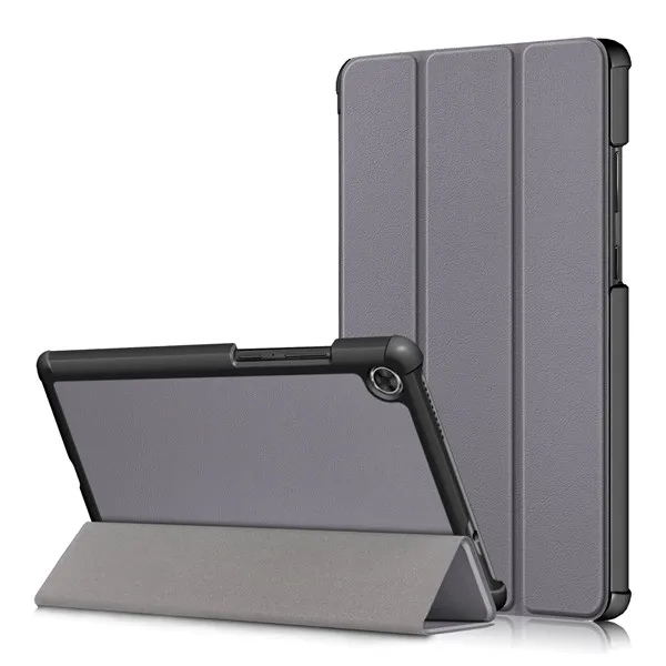 Gligle Тонкий чехол для lenovo Tab M8 TB-8505F TB-8505X чехол+ стилус+ пленка для экрана - Цвет: gray