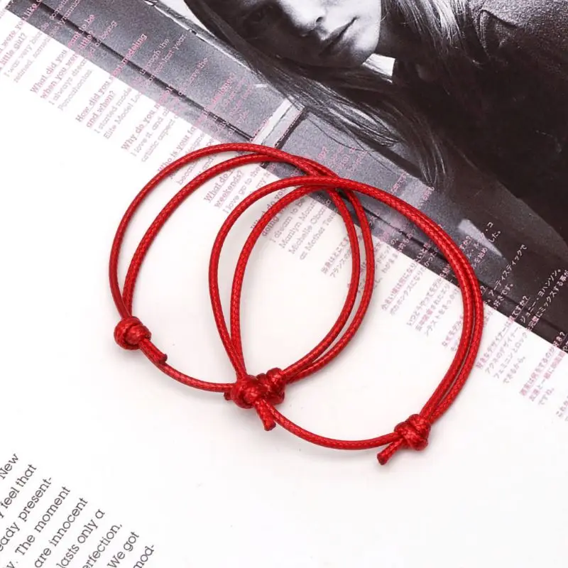 2 шт DIY плетеный кожаный базовый браслет для пары Регулируемый для него