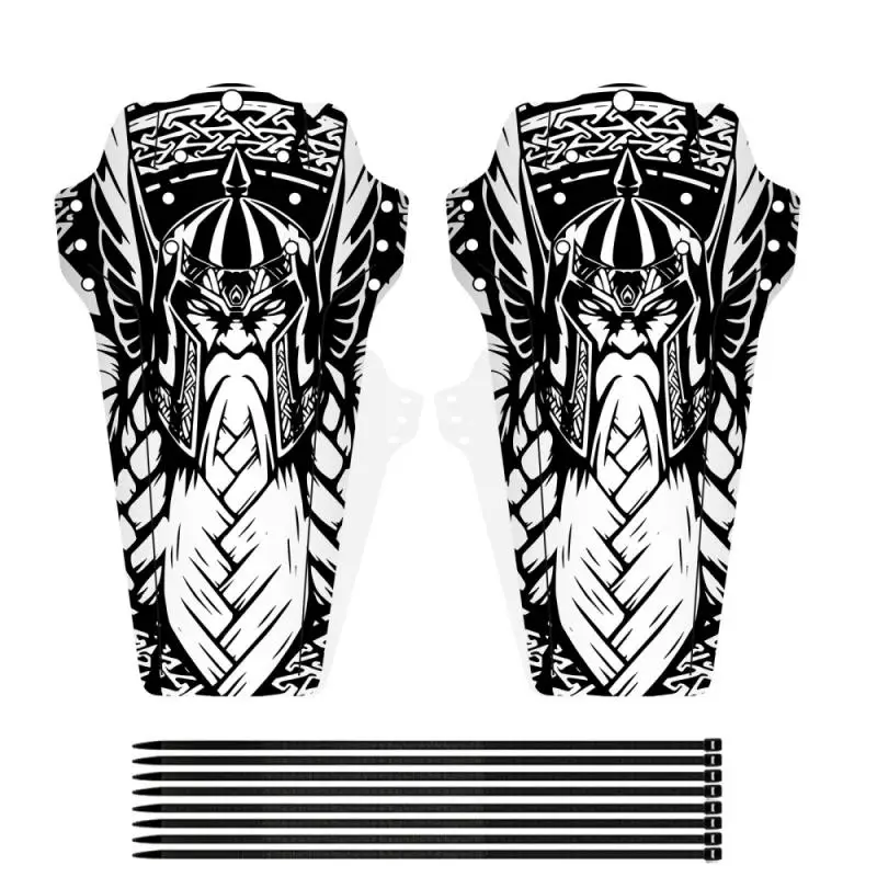 Bicycle Fender 2PCS Mountain Bike Carbon Fiber Front Rear Universal
