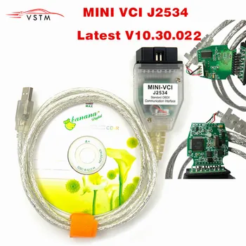 

Latest V10.30.022 MINI VCI Interface Diagnostic Auto CableTool FOR TOYOTA TIS Techstream J2534 OBD2 OBDII