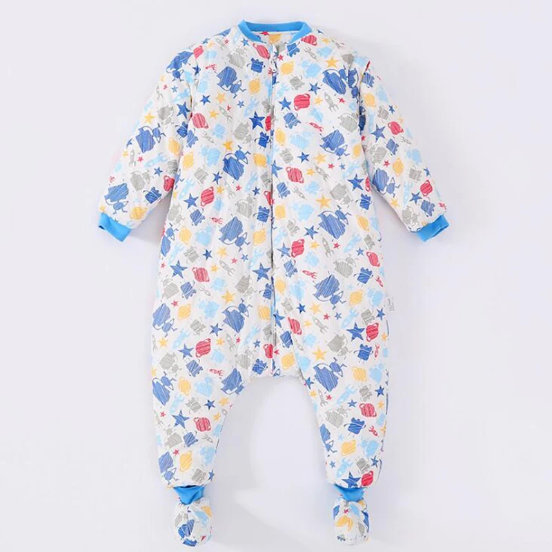 Комбинезон детский спальный мешок детский комбинезон с длинными рукавами для новорожденных Осень-зима YYY003