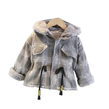 

Original Zebra Remember baby boy winter coat children woolen Inside hooded jackets toddler girls fashion outwear kids overcoat