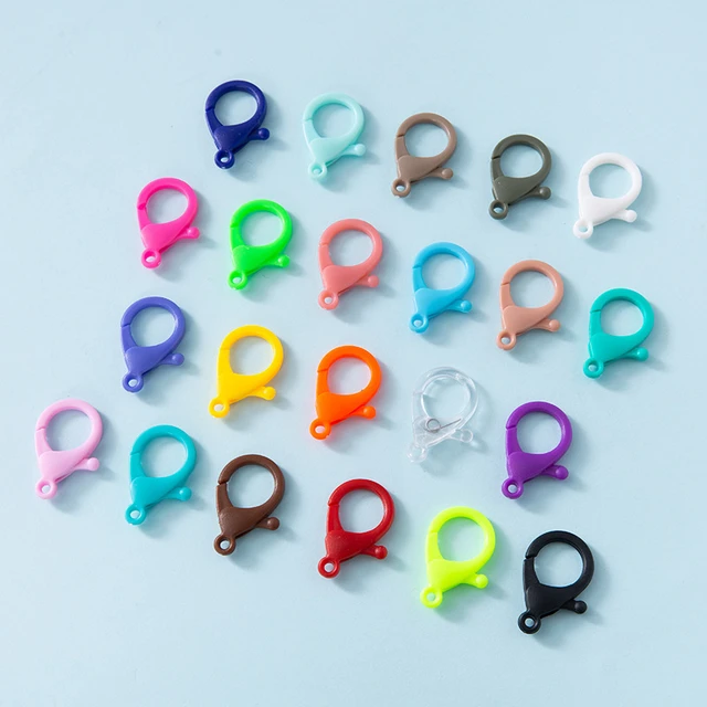 CHONGAI 20pcs 25-35mm DIY Lobster clasp jewlery making supplies keychain  accessories charms chain Accessories