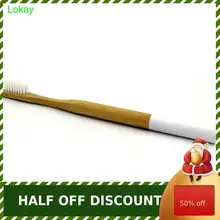 Экологическая бамбуковая древесная щетина биоразлагаемая зубная щетка из бамбука Органическая круглая ручка зубная щетка ed Bamboo