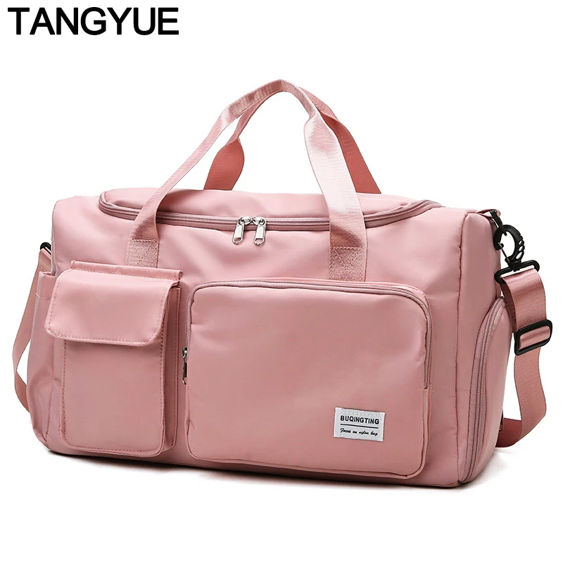 

Fashion Large Travel Bag Multifunctional Women Shoulder Travel Bags Women Weekend Gym Portable Luggage Bag Female