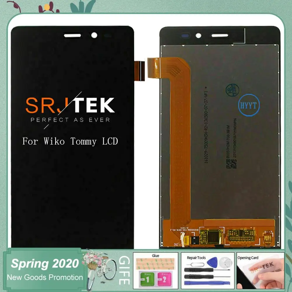 Протестированный 5 &quotдля Wiko Tommy ЖК-дисплей кодирующий преобразователь