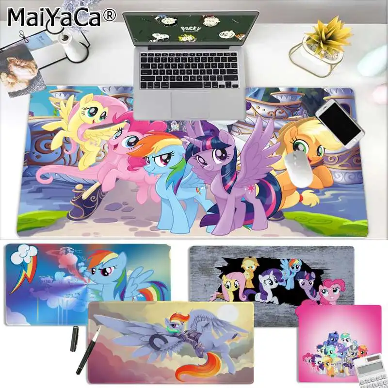 MaiYaCa мой любимый мультяшный уникальный настольный коврик My Little Pony игровой для