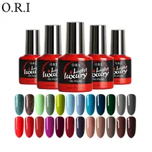 ORI Гель-лак для ногтей Светодиодный УФ-гель для нейл-арта впитывающийся Гель-лак для ногтей Блестящий верхний базовый слой 8 мл неоновый Гель-лак для маникюра