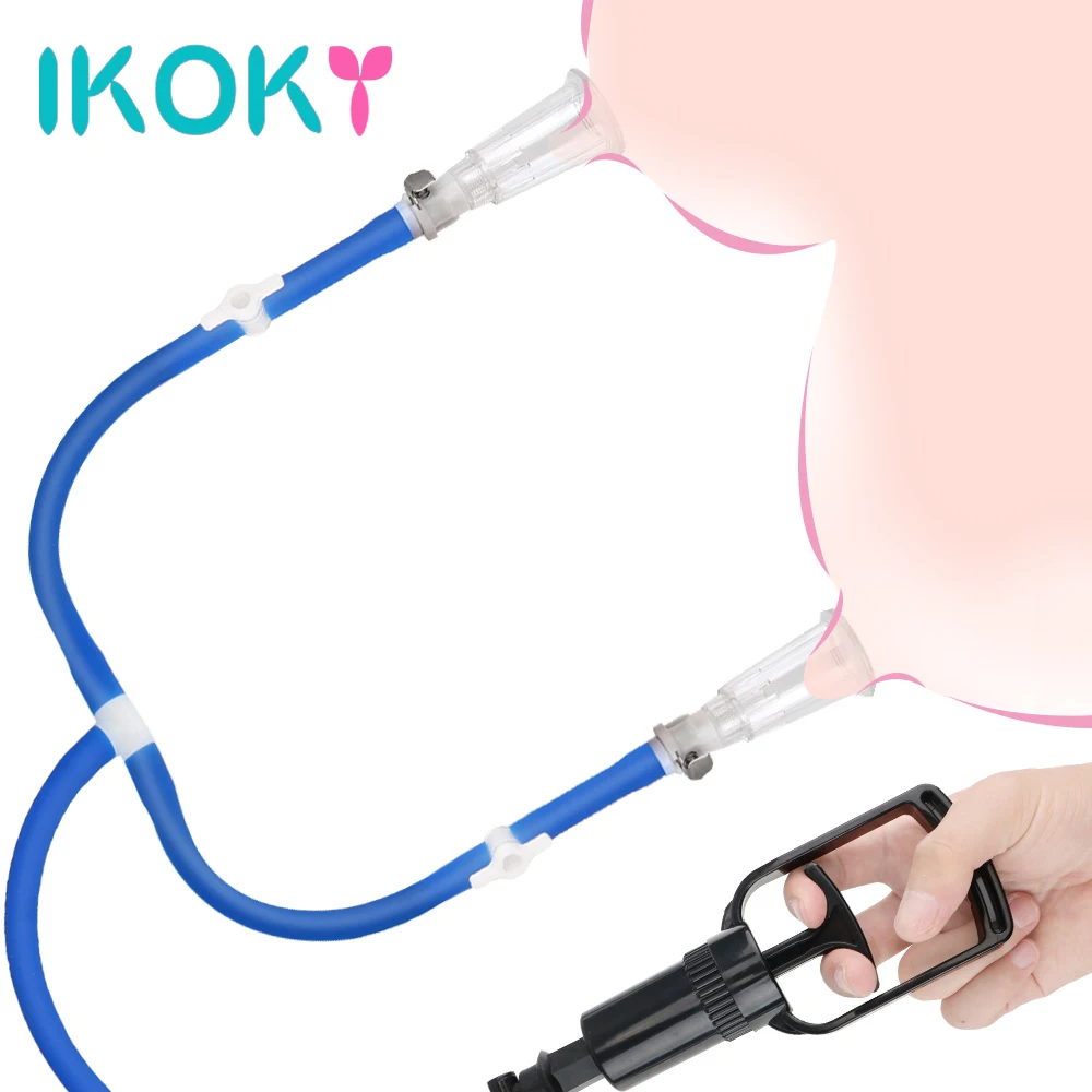 Hand Pump Suction Nipple Sex Toys for Women Clitoral Sucking Breast Enlargement