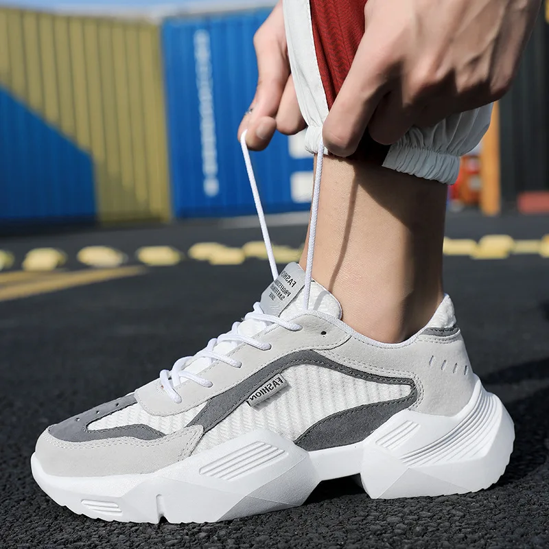 

Winter INS MEN'S SHOES Korean-style Youth Trend Dad Shoes Athletic Shoes Men's Fashion Casual Cool Running Shoes Skin